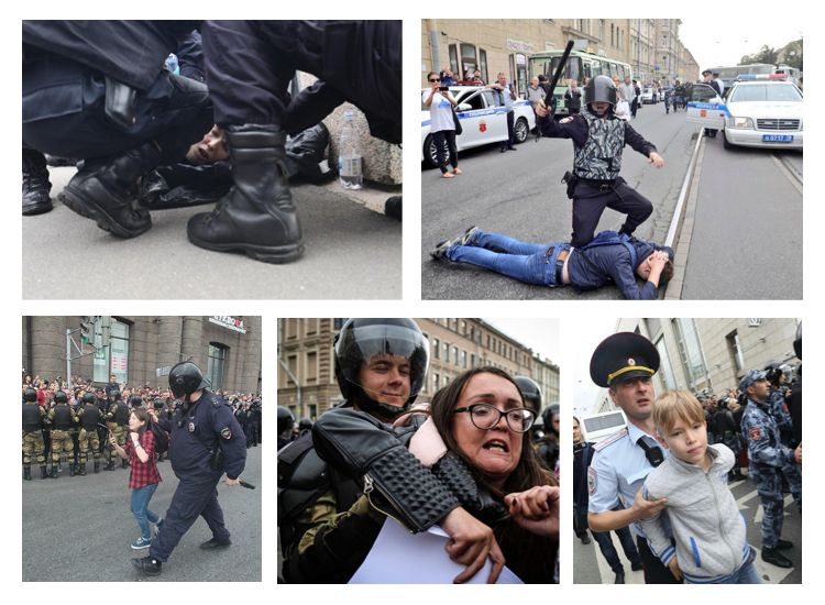 Putin Police Fascizm Russia Terror 2018